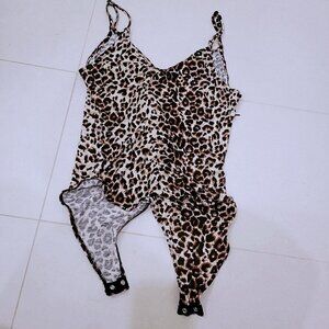 Leopard Y2k Animal Print Vintage Bodysuit Tank